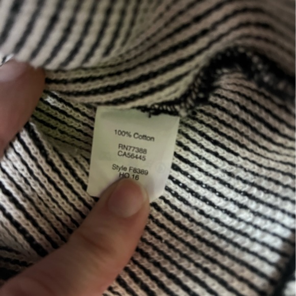 Madewell XS French Rib Side Tie Pullover Sweater - Picture 6 of 9